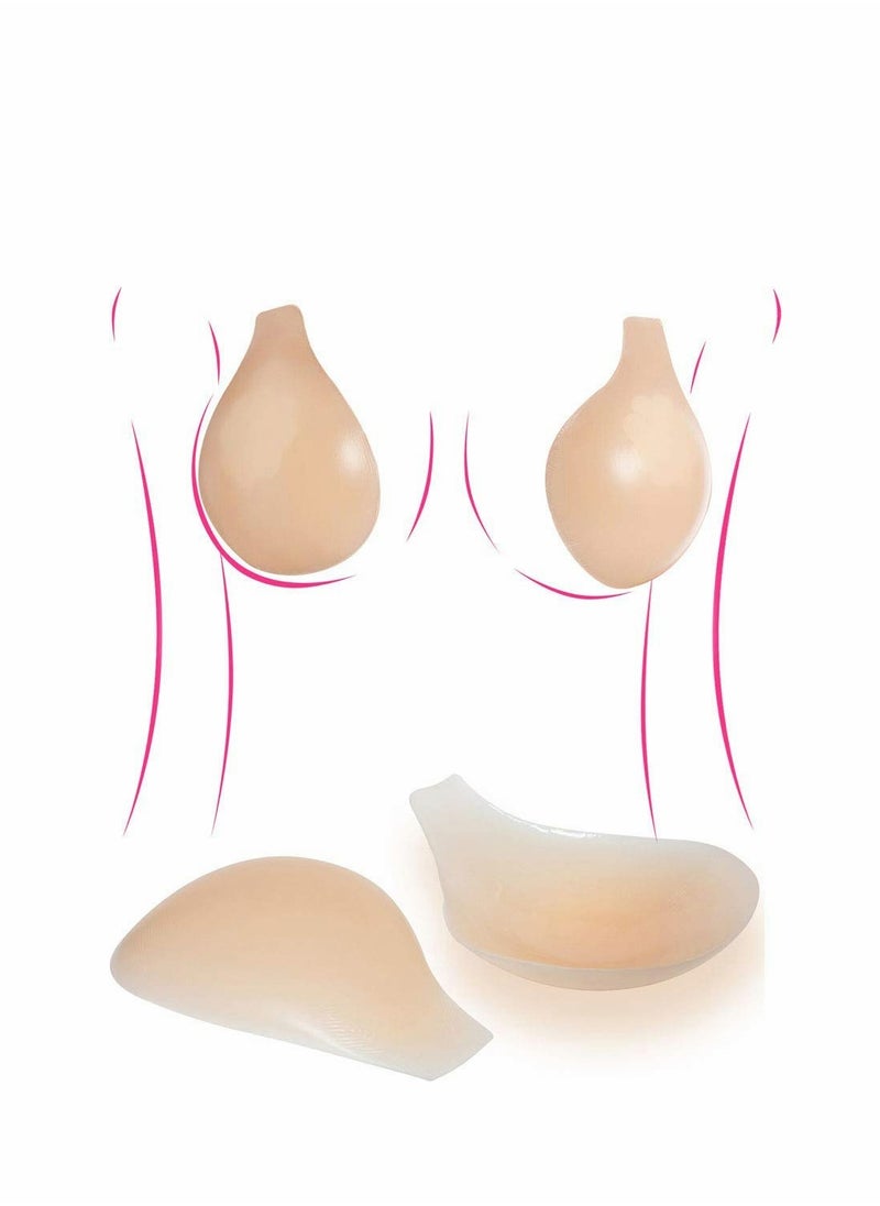SYOSI - Adhesive Silicone Lift Bra, Reusable Stick Invisible Nipple Covers,Strapless Invisible Silicone Adhesive Bra,Backless Deep V for Women(2 PCS) - Image 1