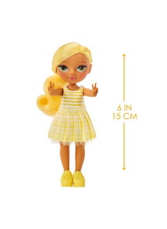 RAINBOW HIGH Littles - Daisy Madison, Yellow 5.5" Posable Small Doll With Purse, Magical Pet Bear, Girls Toy Gift, Kids Ages 4-12 Years  - Image 3