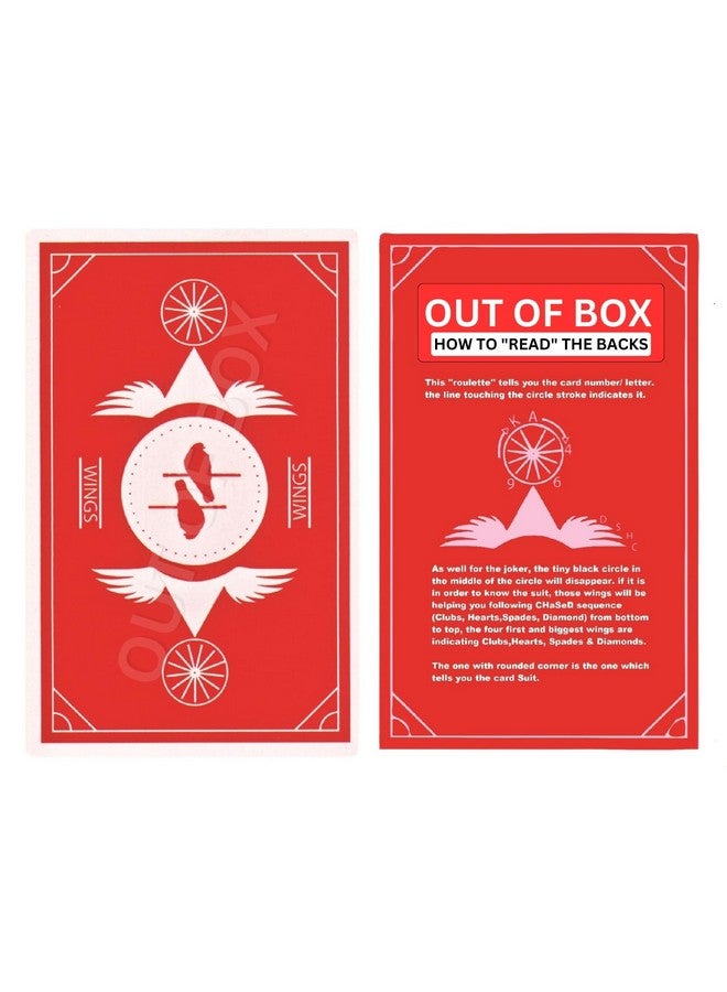 Out Of Box Magic Spy Playing Cards Secret Trick Password for Every Card Best for Flash Game, Teen Patti, Rummy, Paplu, Magic Shows_WR (Pack of 2) - Image 1