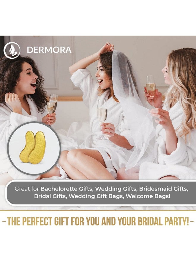 DERMORA Golden Glow Under Eye Patches (15 Pairs Eye Gels) - Rejuvenating Treatment for Dark Circles, Puffy Eyes, Refreshing, Revitalizing, Travel, Wrinkles - Image 3
