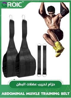 AB Straps for Pull Up Bar Hanging, Straps Exerciser Ab Slings Strap for Pull Up Straps Bar Abdominal Muscle Building Rip Resistant Padded Arm Support Sling for Ab Workout Knee Leg Raises Hanging Leg R