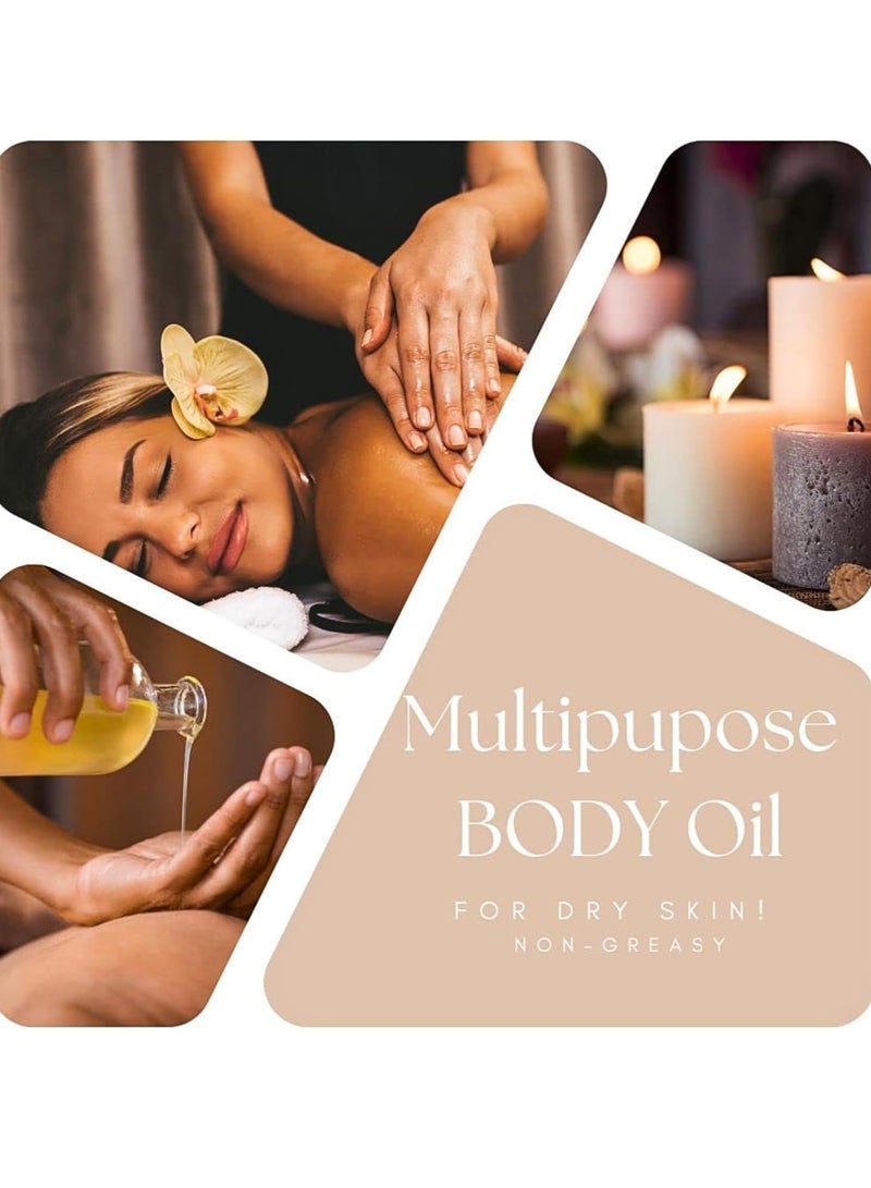 OceAura Vanilla Bean Body Massage Oil, Body Juice Oil Vanilla, Moisturizing Body Oil Vanilla, Handcrafted Body Oil, Natural Massage Oil For Date Night, Moisturising Body Oil For Dry Skin,Organic, Vegan 118ML - Image 3