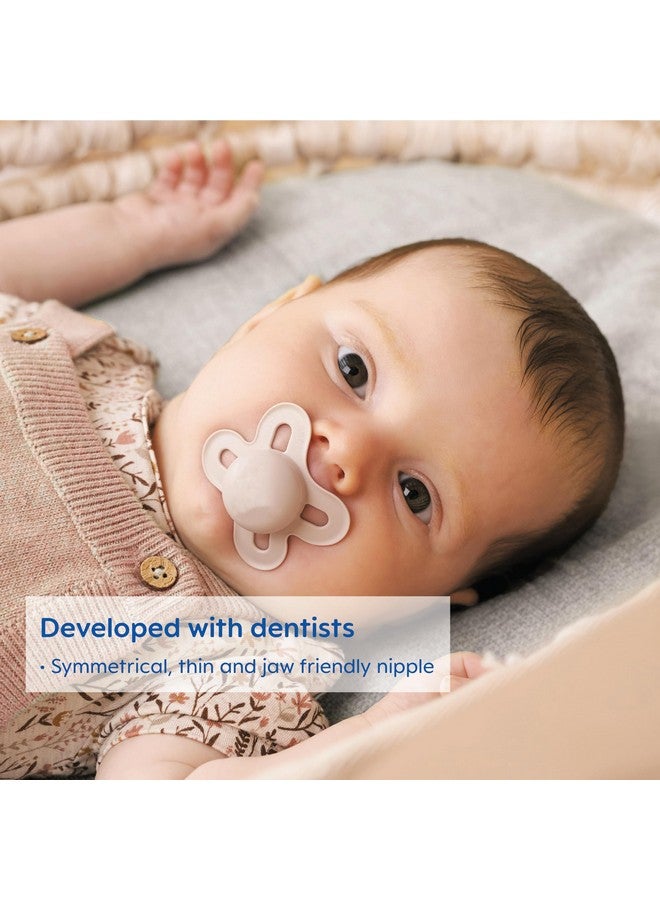 مام لهايات مام الأصلية غير اللامعة للأطفال، من عمر 0 إلى 3 أشهر، حلمة سيليكون خالية من مادة BPA، سهلة التنظيف، مثالية للأطفال حديثي الولادة، تم تطويرها بالتعاون مع خبراء طبيين، 4 لهايات - Image 2
