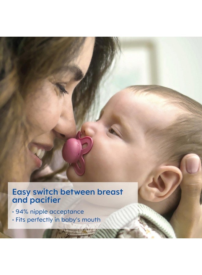 مام لهايات مام الأصلية غير اللامعة للأطفال، من عمر 0 إلى 3 أشهر، حلمة سيليكون خالية من مادة BPA، سهلة التنظيف، مثالية للأطفال حديثي الولادة، تم تطويرها بالتعاون مع خبراء طبيين، 4 لهايات - Image 3