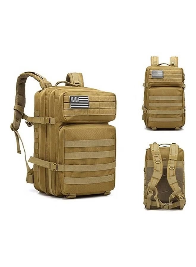 MOCOM American Military Bag 45L Tactical Backpack for Outdoor Adventure, Travel & Gym | Military-Grade 900D Waterproof & Rip-Resistant Hiking Rucksack | MOLLE System, 17” Laptop Compartment, 180° Open Design | Heavy-Duty Sports, Mountaineering & Business Pack - Image 1