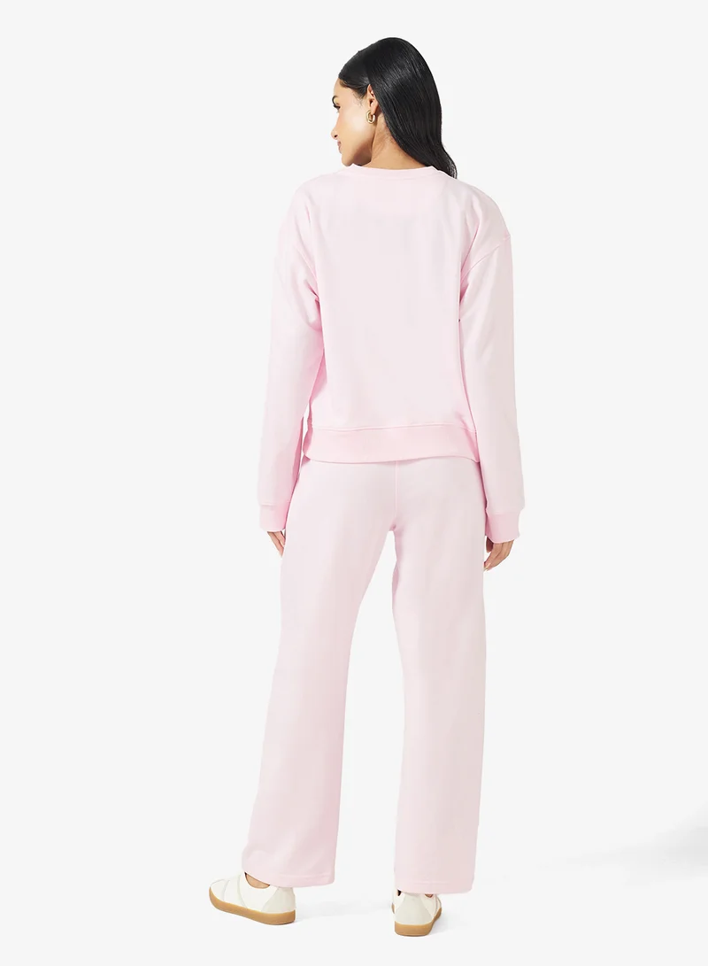 Ginger Basics Crew Neck Sweatshirt & Sweatpant Set
