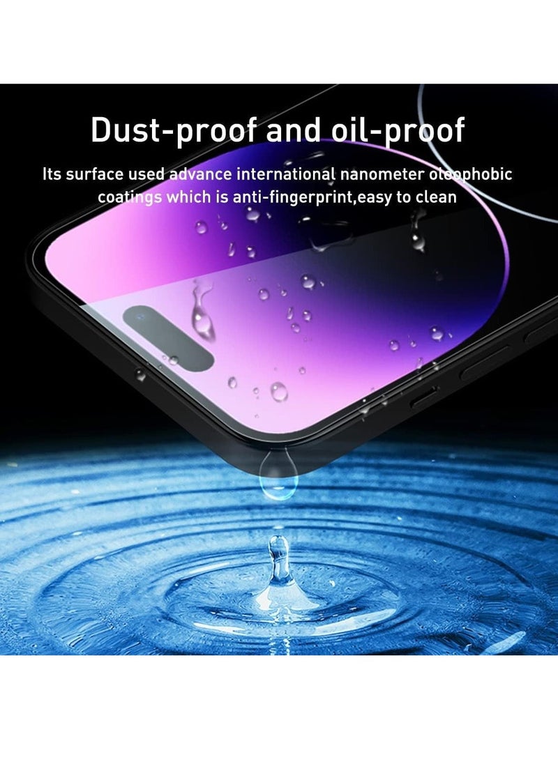 Raxoom Tempered Glass Screen Protector for iPhone 14 Pro Max 6.7" - 9H Hardness, HD Clear, Anti-Scratch, Bubble-Free - Image 3