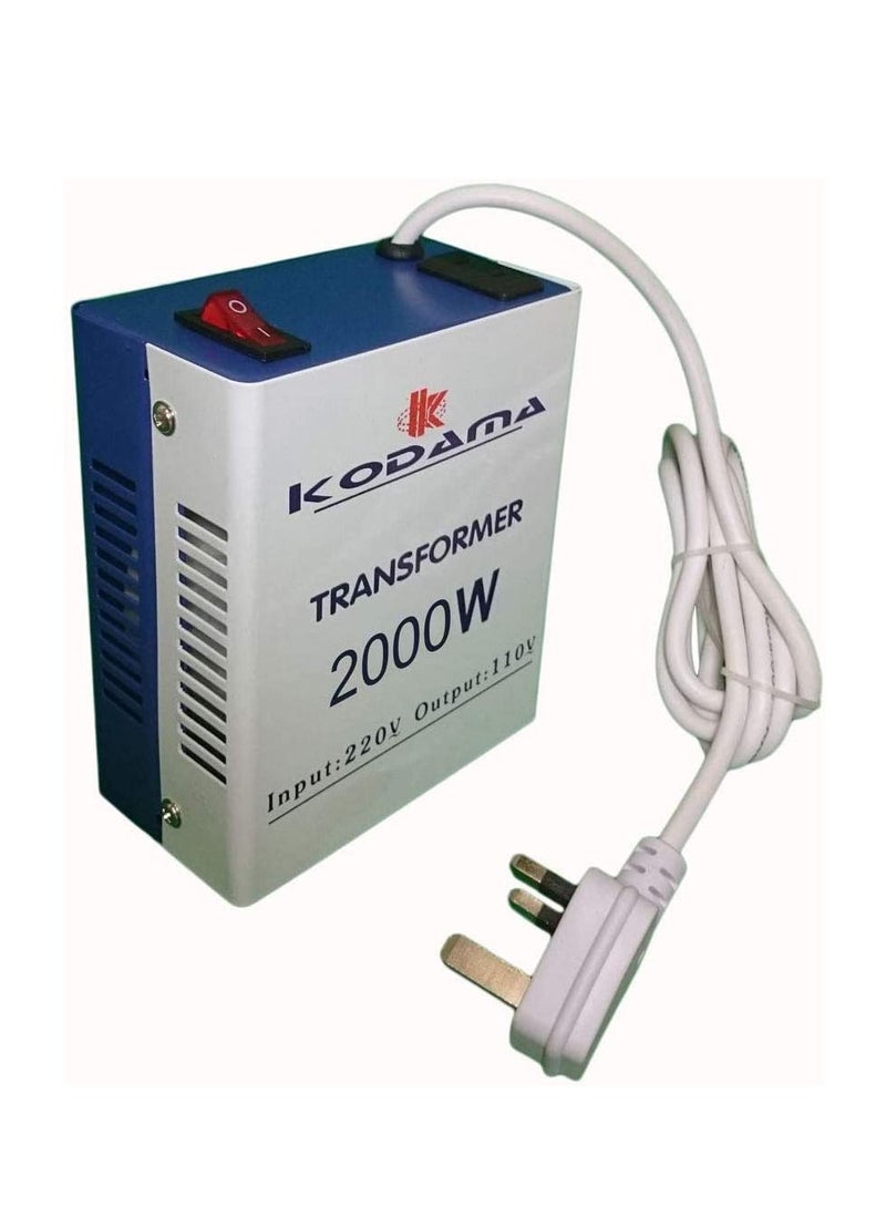 Ntech Kodama Transformer 2000 Watts Universal 3 Pin UK Power Cord With Safety Fuse - Image 1