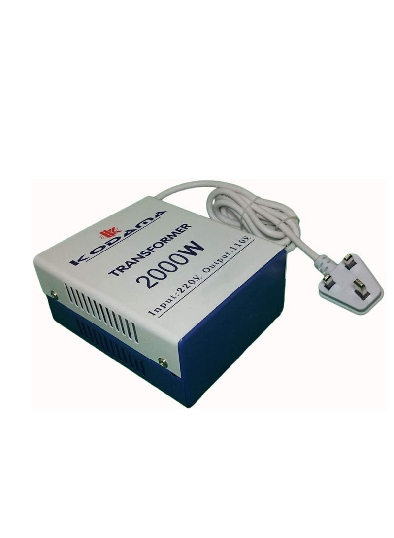 Ntech Kodama Transformer 2000 Watts Universal 3 Pin UK Power Cord With Safety Fuse - Image 2