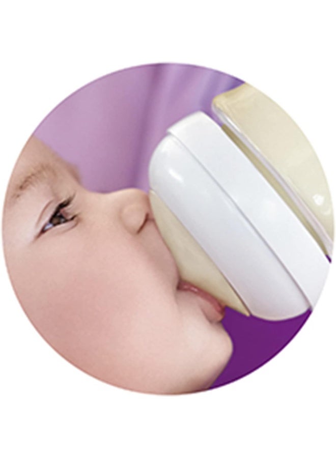 فيليبس رضّاعة أطفال زجاجية طبيعية 120 مل – سهلة الدمج مع الرضاعة الطبيعية، عنق واسع (عبوة من 2) - Image 3