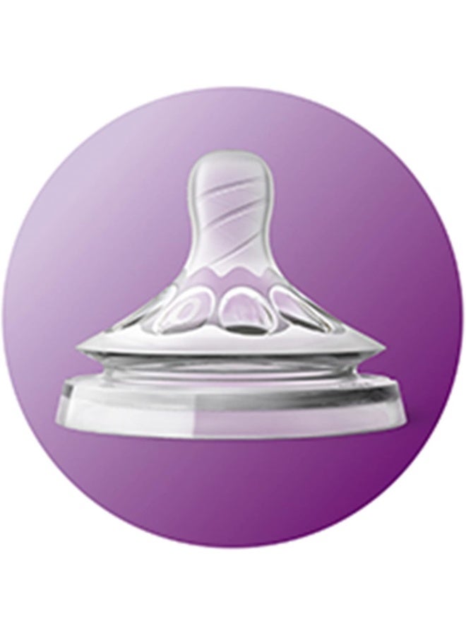 فيليبس رضّاعة أطفال زجاجية طبيعية 120 مل – سهلة الدمج مع الرضاعة الطبيعية، عنق واسع (عبوة من 2) - Image 2