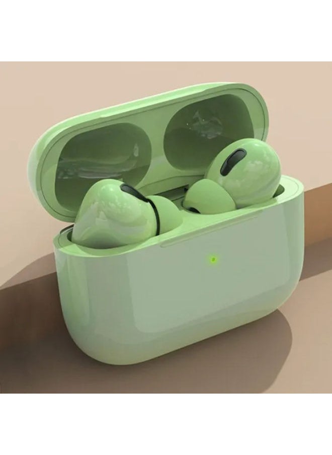 SHOPI - InPods Pro Wireless Bluetooth Earphone In Ear Earbuds Smart Touch Stereo Headphones Macaron TWS Bluetooth 5.0 Sports Gaming Headset For IOS Android Phone Huawei Xiaomi Samsung OPPO Vivo- GREEN - Image 1