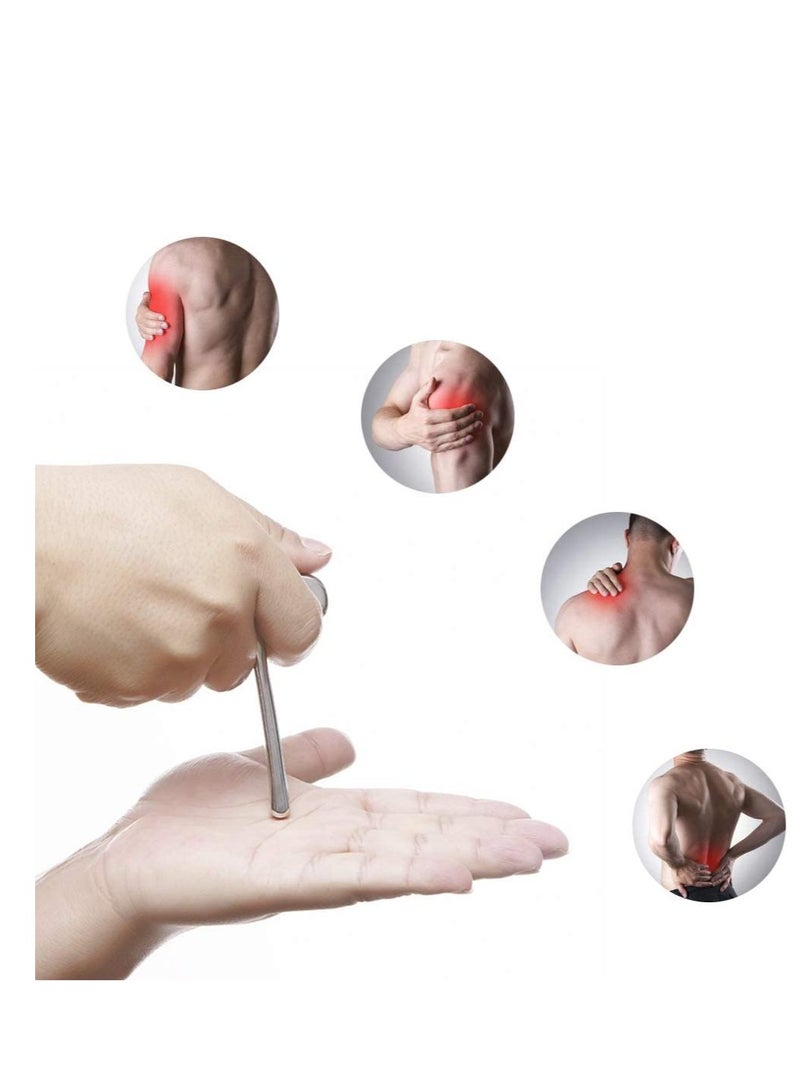 Suntown Stainless Steel Trigger Point Massage Tool Deep Tissue Massage Reflexology Massage Tools for Myofascial Release Relief Pain Acupoint Search Massage - Image 4