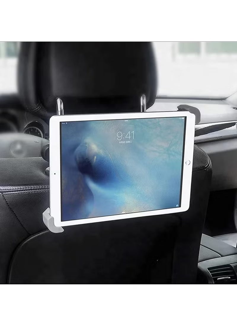 GENNEXT Car Headrest Tablet Mount, Tablet Holder - Universal Stand Cradle for different types of tablets,new iPad Pro 9.7, 10.5, 12.9, iPad Air mini 2 3 4, Smartphones, 4.7~13 inch Tablets. - Image 3