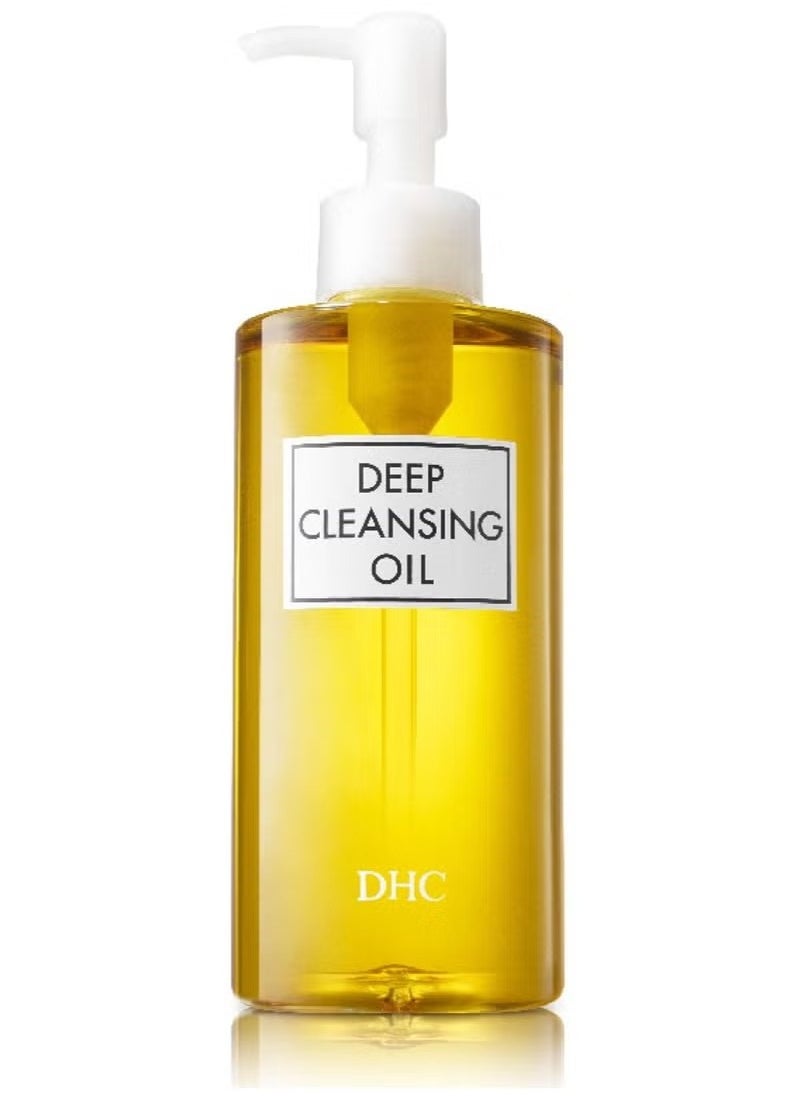 DHC Deep Cleansing Oil, Facial Cleansing Oil, Makeup Remover, Cleanses without Clogging Pores, Residue-Free, Fragrance and Colorant Free, All Skin Types, 6.7 fl. oz.  - Image 1