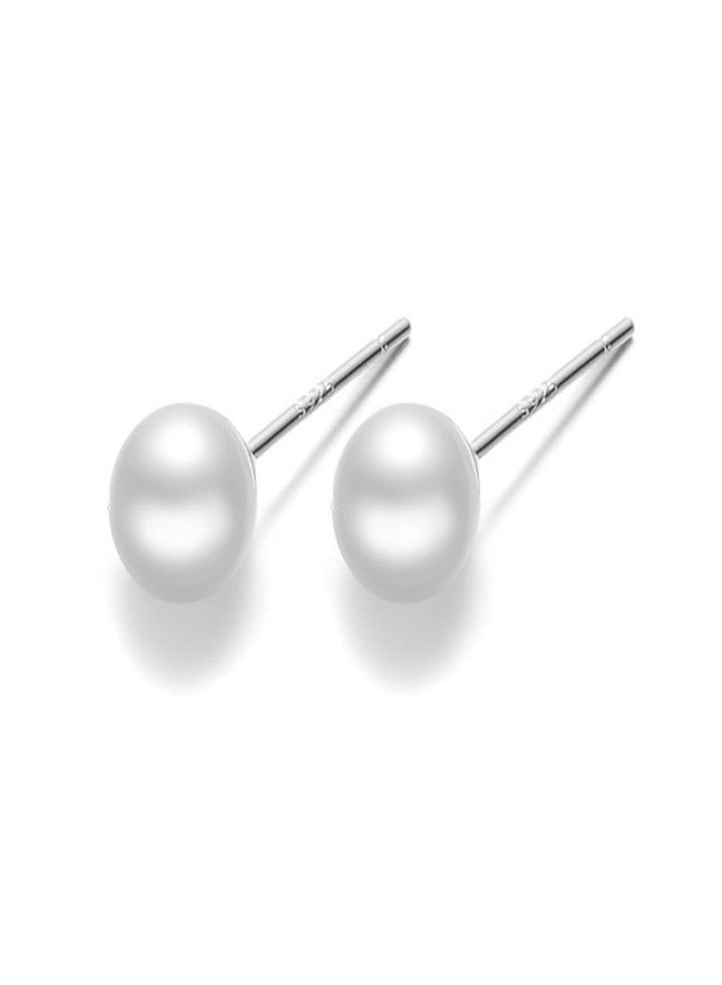 POYAMUSE Vintage Flapper Style Pearl Stud Earrings Set - Colorful Imitation Pearls Stud Earrings for 1920s Costume Jewelry-1-8mm - Image 1