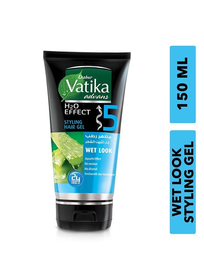 Vatika Naturals - Vatika Naturals Advans Wet Look Styling Hair Gel with H20 Effect | Strong Hold & High Shine | Easy to Style - 150 ml - Image 1