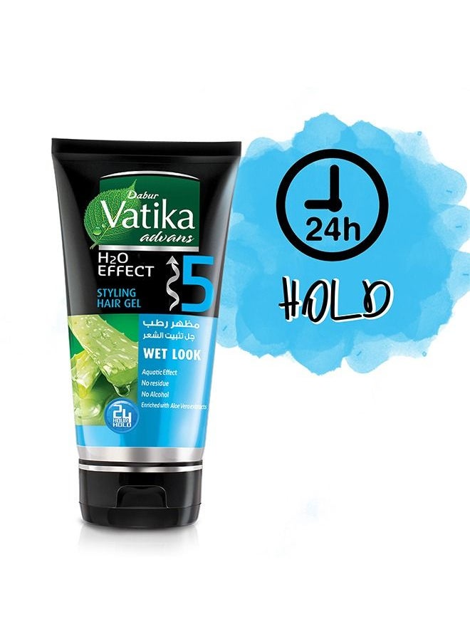 Vatika Naturals - Vatika Naturals Advans Wet Look Styling Hair Gel with H20 Effect | Strong Hold & High Shine | Easy to Style - 150 ml - Image 1