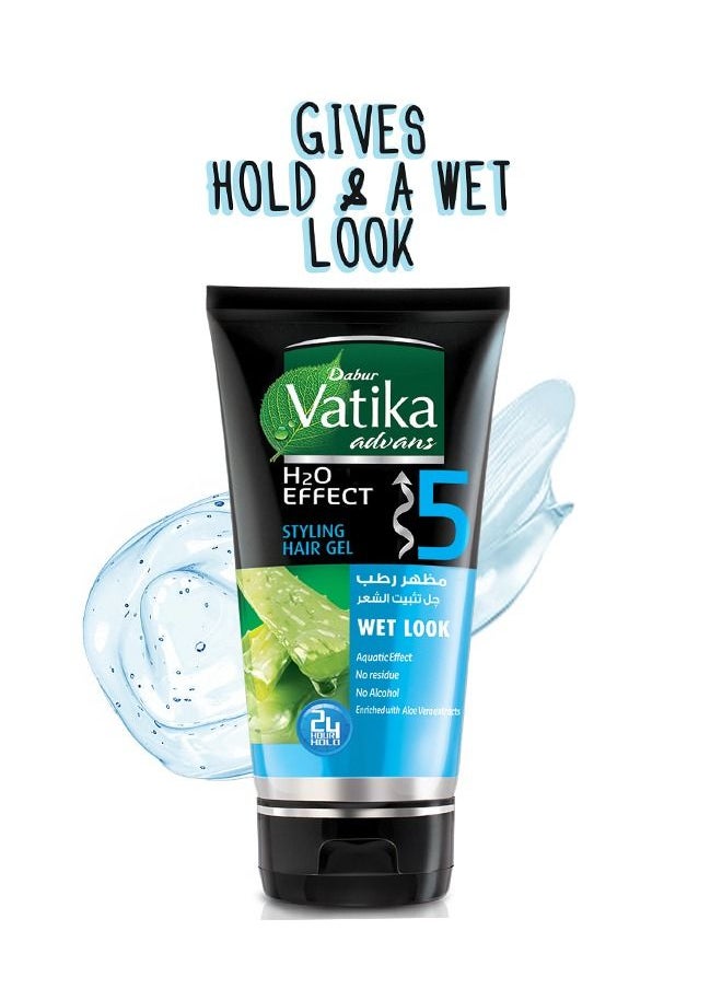 Vatika Naturals - Vatika Naturals Advans Wet Look Styling Hair Gel with H20 Effect | Strong Hold & High Shine | Easy to Style - 150 ml - Image 1