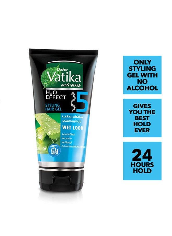 Vatika Naturals - Vatika Naturals Advans Wet Look Styling Hair Gel with H20 Effect | Strong Hold & High Shine | Easy to Style - 150 ml - Image 1