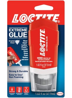 Loctite Extreme Glue Strong All Purpose Glue For Wood Metal Leather Plastic And More Dries Clear 1.62 Oz Tube 1 Pack  - Image 1