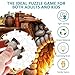 SECOGM Jigsaw Puzzles 1000 Pieces for Adults Fall Mouse Puzzles for Adults 1000 Pieces Round Puzzles with Letters On Back Difficult Challenging Hard Family Decoration Puzzle 265 265in - Image 4
