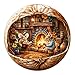 SECOGM Jigsaw Puzzles 1000 Pieces for Adults Fall Mouse Puzzles for Adults 1000 Pieces Round Puzzles with Letters On Back Difficult Challenging Hard Family Decoration Puzzle 265 265in - Image 2