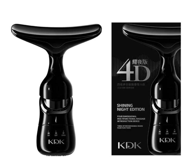 KDK 4D Multi-Function Lifting Electric Facial Massager | Ultrasonic Vibration | Home Use Beauty Device