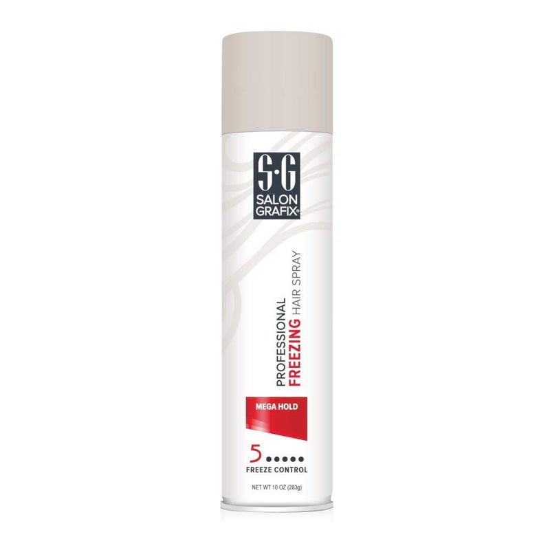 Salon Grafix Hairspray Freezing Mega Hold 10 Ounce (295ml) (2 Pack) - Image 2
