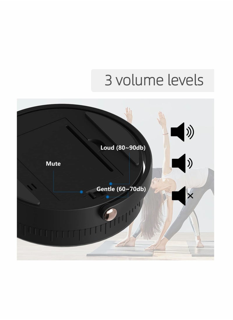 KASTWAVE Kitchen Timer for Cooking, Digital Timer for Countdown up with Holder Legible and Bright Display Magnetic Timer with Loud & Adjustable Alarm (Black)  - Image 4