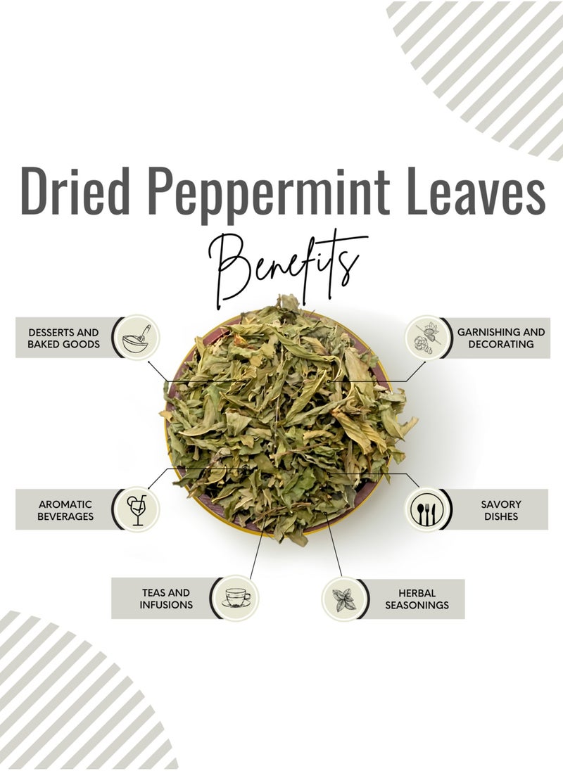 Awafi Mill Pure Peppermint Leaf | Bulk Cut & Sifted Peppermint Leaf | Mentha Piperita | Natural | Peppermint Leaves | Herbal Tea  - Image 3