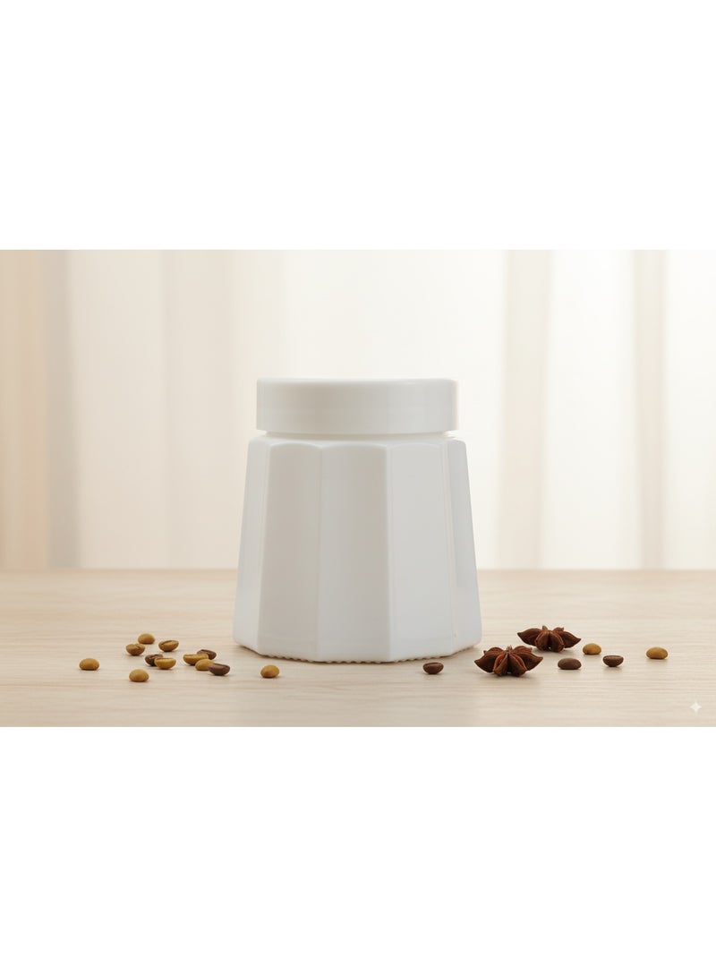 CROCO JAR Premium Color Coated & Printed Design 300 ML JUBILEE OPK WHITE JAR -6 PCS - Image 5