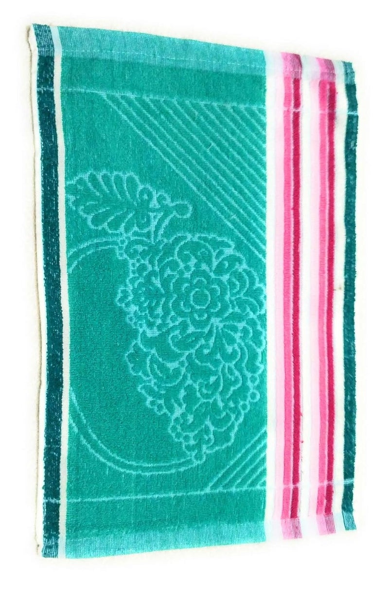 Cotton Colors Floral Design Hand Towels (Medium, Multicolor, Pack of 8)_t111 - Image 3