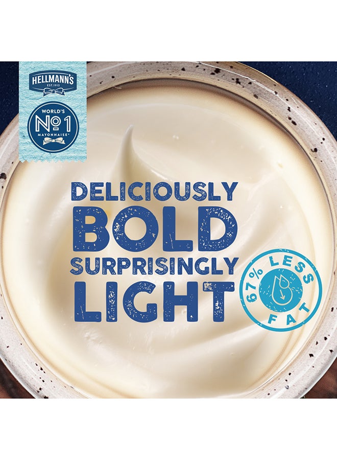 Hellmann's Mayonnaise, Ideal as a dip, dressing or spread, Light mayo with 67% less fat*, 100% recycled plastic bottle, 420g - Image 3
