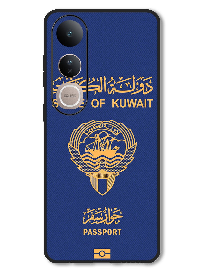Theodor Case Compatible with Vivo V50 Lite Protection Shockproof Bumper Cover Kuwait Passport - Image 1