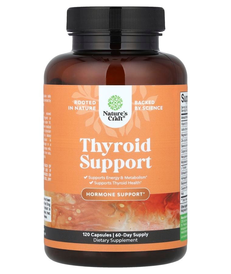 Nature's Craft Thyroid Support  120 Capsules