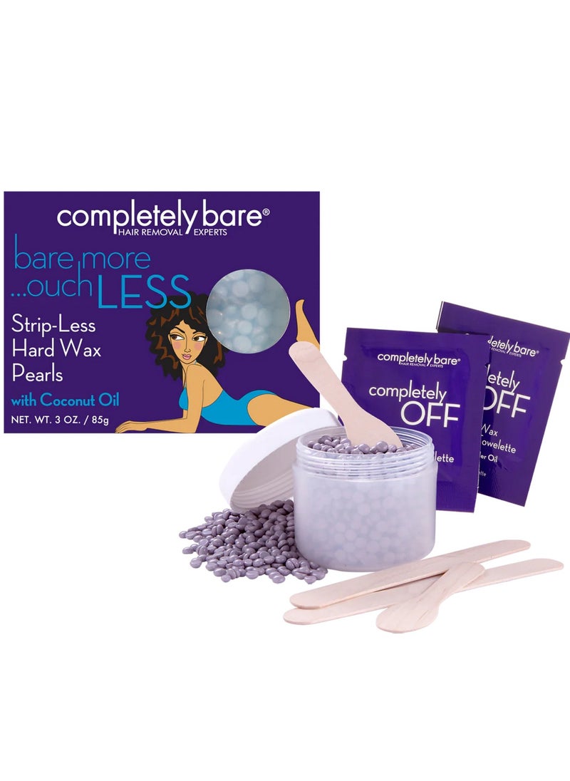 Completely Bare bare more ouch LESS Strip-Less Hard Wax Pearls Kit  - Image 2