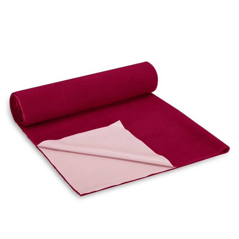 Baby Dry Sheets Waterproof Extra Large Size | Quick Absorbent Dry Sheet for Baby | Crib Baby Bed Protector for Toddler Children | Washable Matress Protector, Pack of 1, Extra Large, Maroon - Image 1
