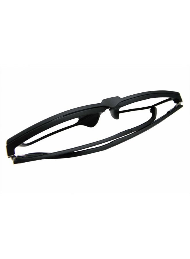 Circleperson Magnetic glasses 5 in 1 polarized clip on sunglasses RX-lens able Spring hinges w portable case, Matte Black, Large:54-17-146 - Image 4