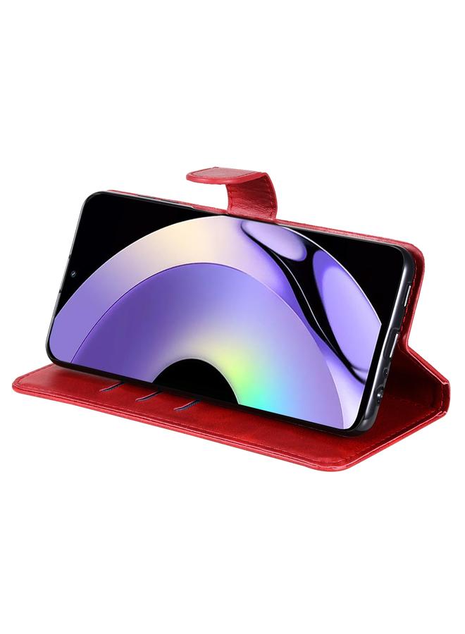 اس-توب جراب هاتف Realme 10 Pro 5G من جلد العجل بسحاب - Image 5