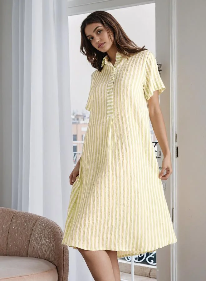 سبلاش فيڤ Striped Sleepshirt