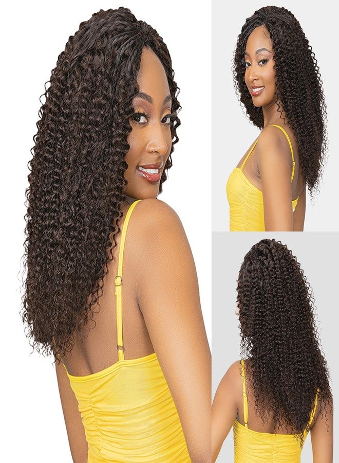 Janet Collection Human Hair Crochet Braids Encore La Vie Bohemian Deep Bulk (18-24") (24 Inch, 1B) - Image 5