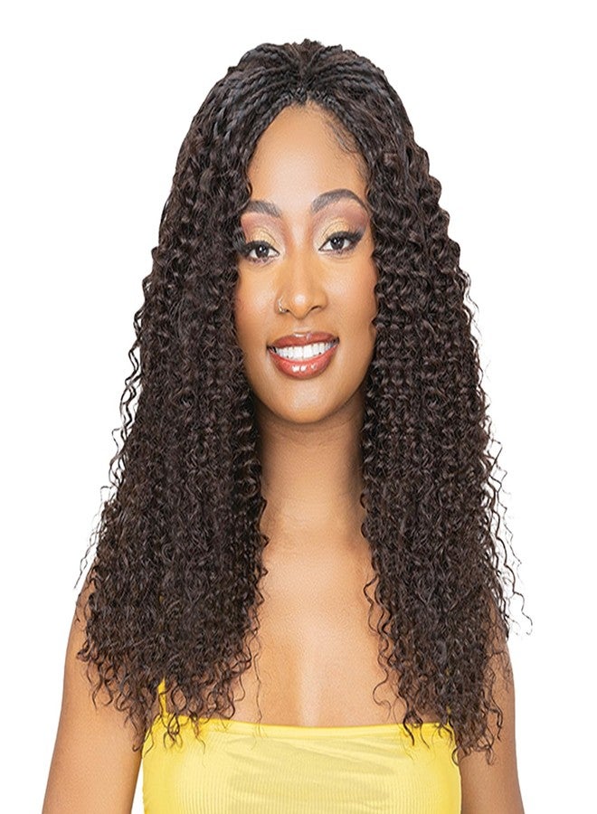 Janet Collection Human Hair Crochet Braids Encore La Vie Bohemian Deep Bulk (18-24") (24 Inch, 1B) - Image 1