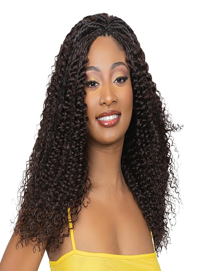 Janet Collection Human Hair Crochet Braids Encore La Vie Bohemian Deep Bulk (18-24") (24 Inch, 1B) - Image 4