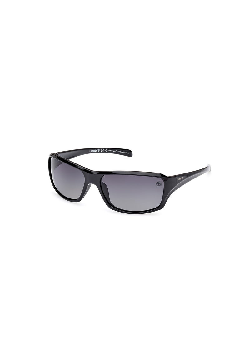 Timberland Men's Polarized Rectangular Sunglasses - TB933201D63 - Lens Size: 63 Mm - Image 1