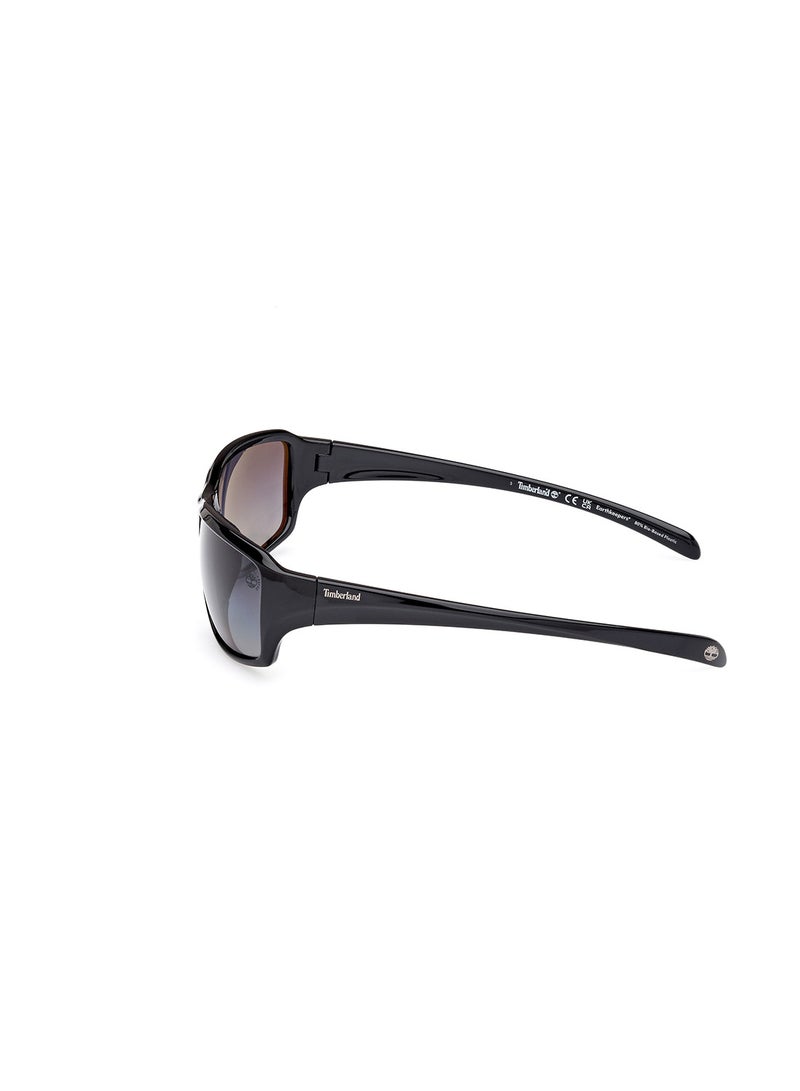 Timberland Men's Polarized Rectangular Sunglasses - TB933201D63 - Lens Size: 63 Mm - Image 4