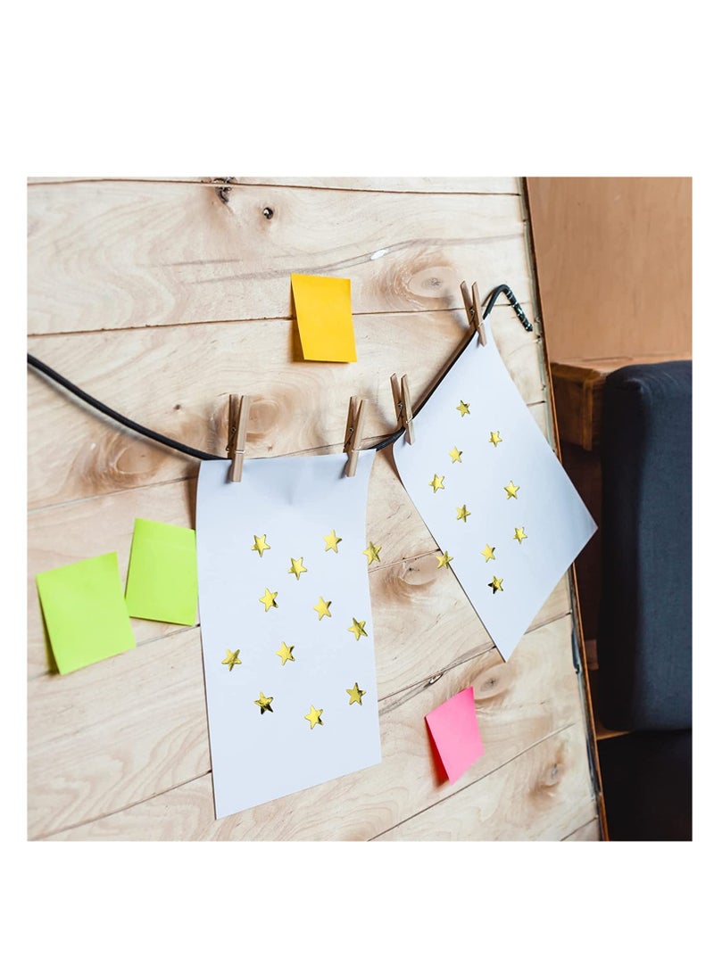 E COMMERCE  BAG E-commerce BAG 700 Gold Star Sticker Golden Color Lables For Books Paper Classroom School Office Home Decoration For Kids Reward & Gift - Image 4