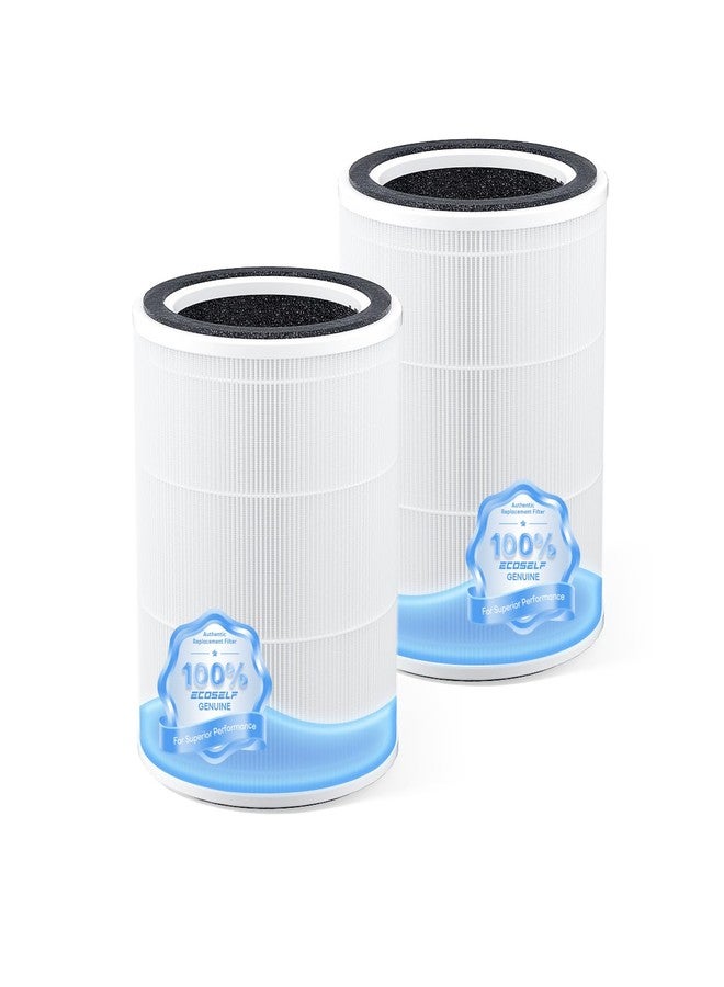 ECOSELF Original Replacement Filter for HAP609 Air Purifier - Efficiently Removes Dust Pollen Smoke and Pet Dander - Keeps Your Home Air Fresh and Clean, 2 Pcak, White - Image 1