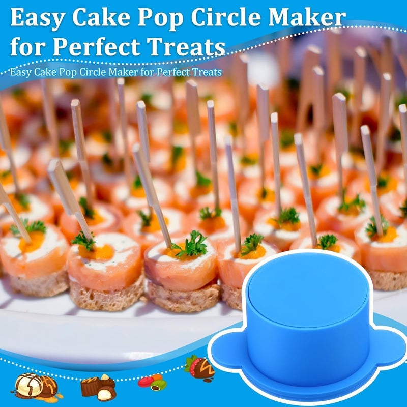 FASHION MANIA Circle Cake Pop Mold Set Easy Cake Pop Circle Maker Baking Cutter Molds Set for Home Baking, Birthday Parties, Wedding - Image 4