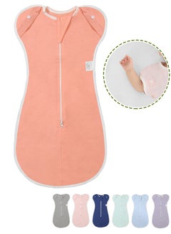 Baby Swaddle , Baby Sleep Sack for 0-9 Month, Self-Soothing Swaddles for Newborns, New Born Essentials for Baby, Orange Pink - pzsku/Z45728E376D7C16114BE9Z/45/_/1740227150/d9c2a838-c819-4319-b146-00fb842f3150